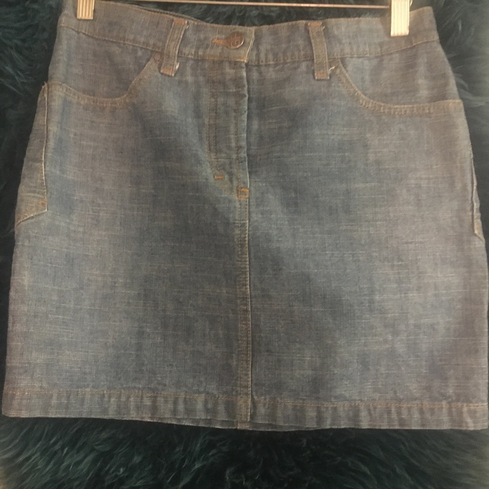 Cute! Italian mini denim skirt